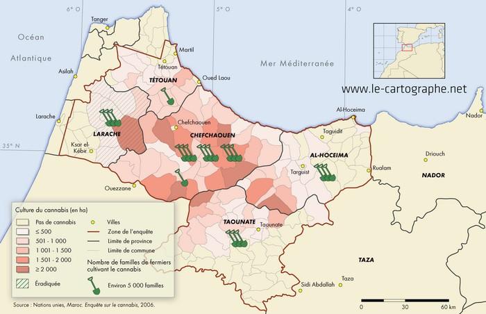 Au Maroc, les routes touristiques du cannabis