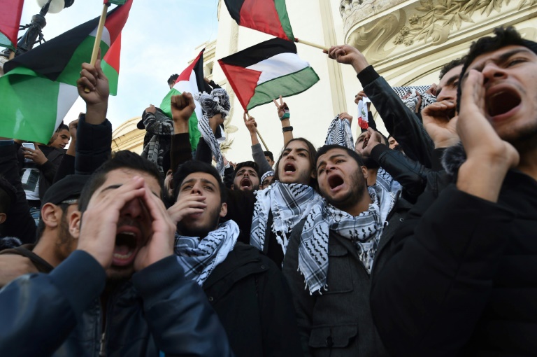 Statut de Jérusalem: manifestations en Tunisie et en Jordanie