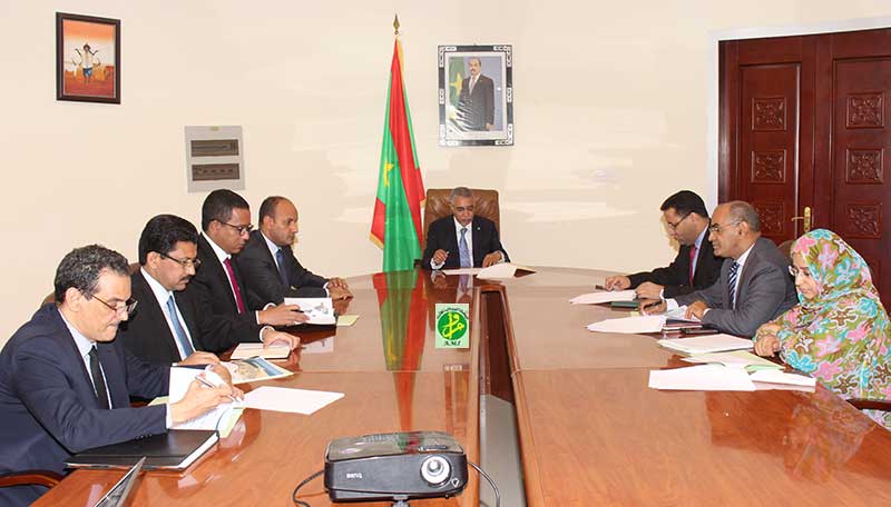 Le Premier ministre préside la deuxième réunion du comité ministériel chargé du suivi du projet du port en eaux profondes à Nouadhibou