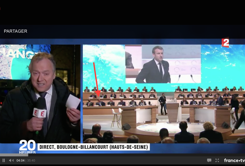 Le Président de la République participe au sommet " One Planet Summit" à Paris