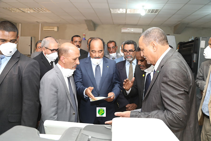 Le Président de la République visite l'Institut Pédagogique National à Nouakchott