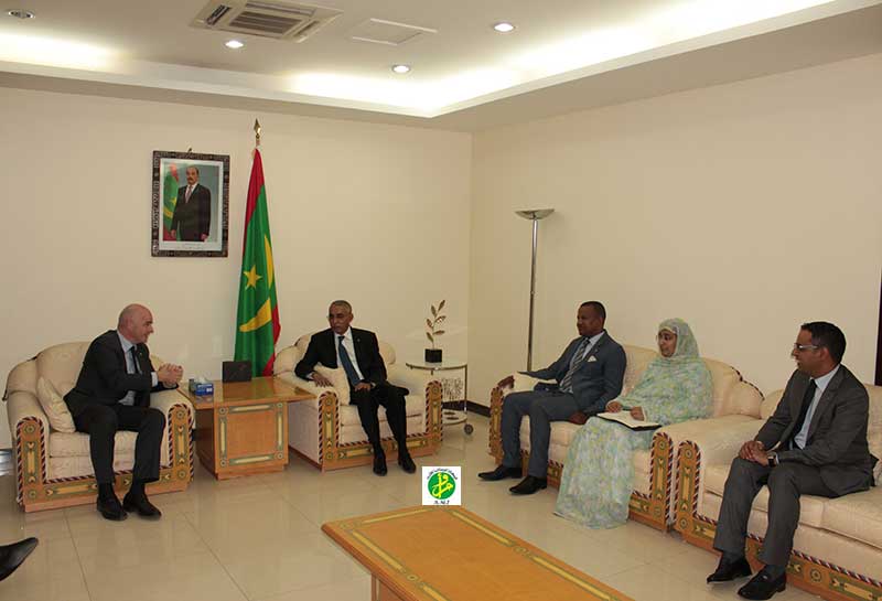 Le Premier ministre reçoit le président de la FIFA Le Premier ministre reçoit le président de la FIFA