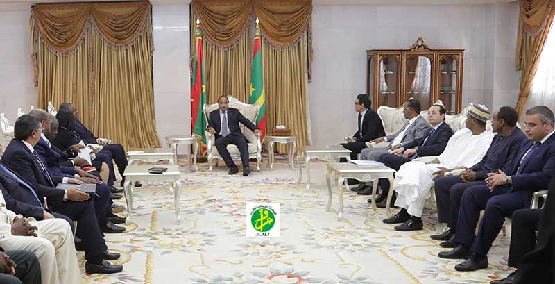 Le Président de la République reçoit le président de la banque africaine d’Import-Export (Afreximbank)