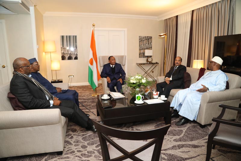 Les dirigeants du Groupe G5 du Sahel tiennent une réunion de concertation en préparation de la conférence du Bruxelles sur le sahel