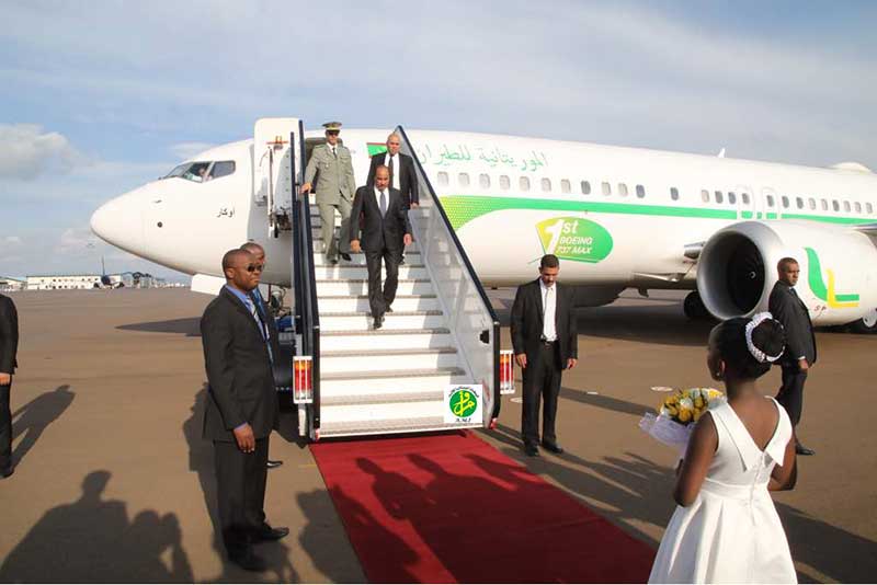 Arrivée du Président de la République à Kigali