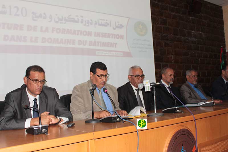Fin d’une session de formation en bâtiments pour l'insertion de 120 jeunes Fin d’une session de formation en bâtiments pour l'insertion de 120 jeunes