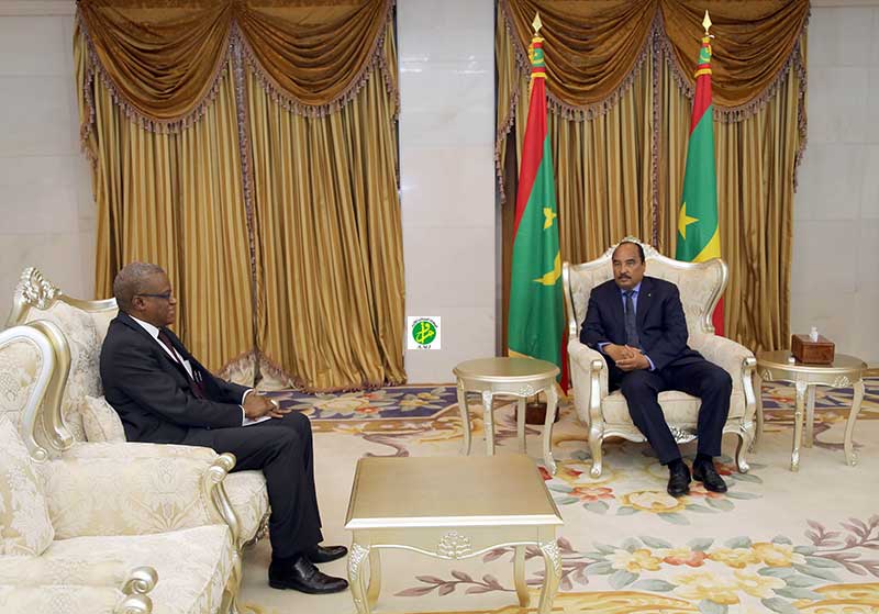 Le Président de la République reçoit le Secrétaire permanent du G5-SAHEL Le Président de la République reçoit le Secrétaire permanent du G5-SAHEL