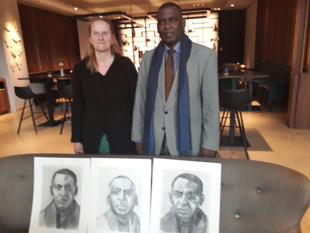 Le combat de Biram Dah Abeid inspire l’artiste peintre néerlandaise Ruth Bebschop