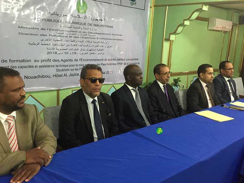 Nouadhibou abrite un atelier sur l'acquisition des compétences techniques pour l'exécution des plans nationaux de la convention de Stokholm sur les polluants organiques fixes