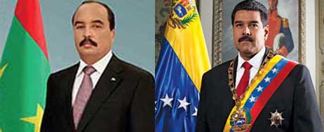 Le Président de la République félicite son homologue vénézuélien