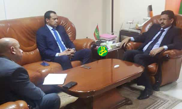 Le ministre de l’équipement et des transports reçoit l’ambassadeur égyptien Le ministre de l’équipement et des transports reçoit l’ambassadeur égyptien