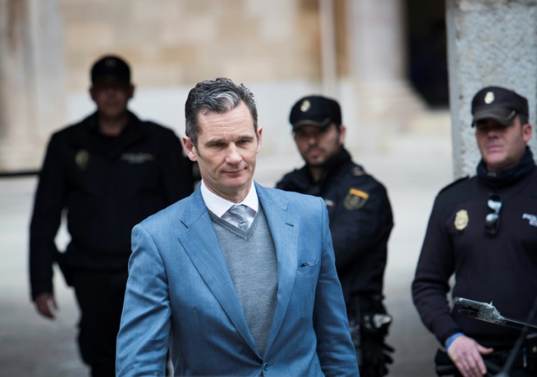 Le beau-frère du roi d'Espagne condamné en appel à 5 ans et 10 mois