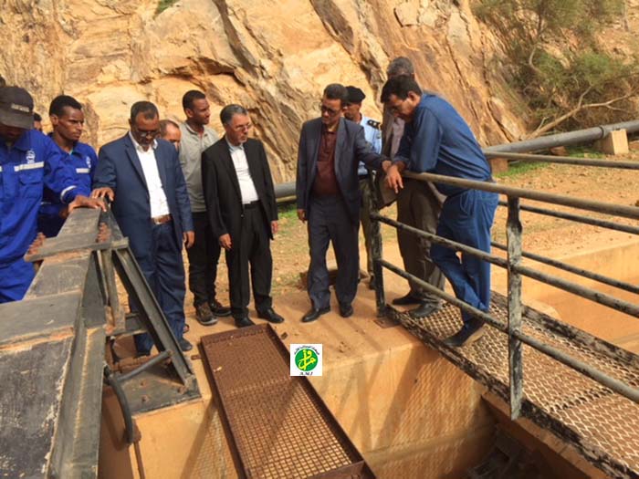 Le ministre de l’hydraulique visite certaines installations du Projet Aftout Chergui Le ministre de l’hydraulique visite certaines installations du Projet Aftout Chergui