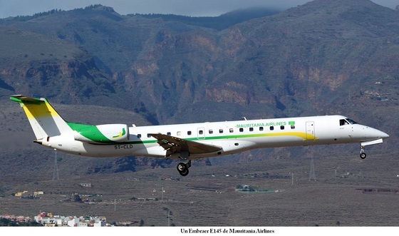La Mauritanie renforce sa flotte aérienne de deux nouveaux Embraer