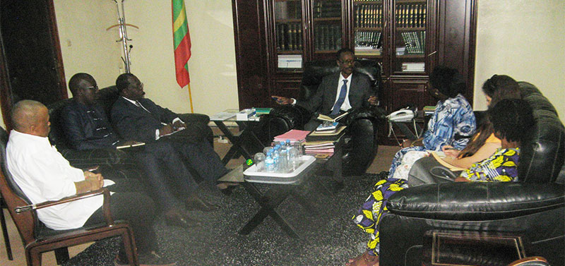 Le ministre de la Justice s’entretient avec une mission de l’Union Africaine