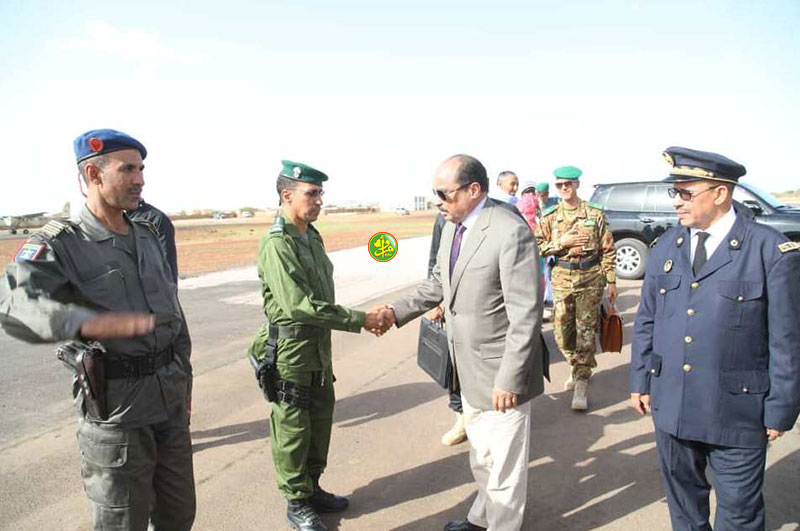 Fin de la visite du Président de la République en Assaba