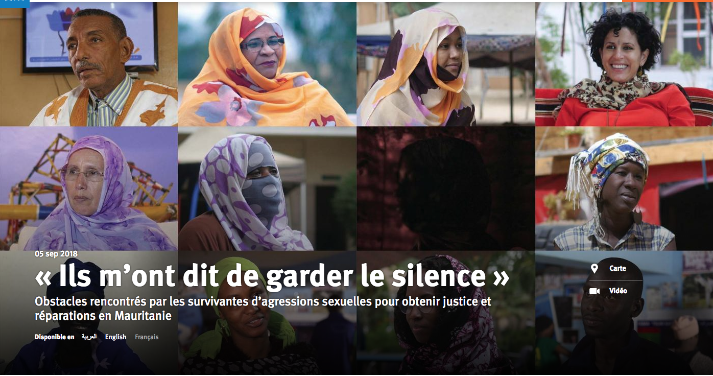 « Ils m’ont dit de garder le silence » / Obstacles rencontrés par les survivantes d’agressions sexuelles pour obtenir justice et réparations en Mauritanie
