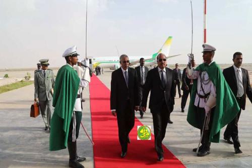 Le Président de la République regagne Nouakchott en provenance de Conakry