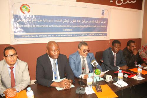 Atelier de concertation pour l’élaboration du 6ème rapport de la Mauritanie sur la biodiversité