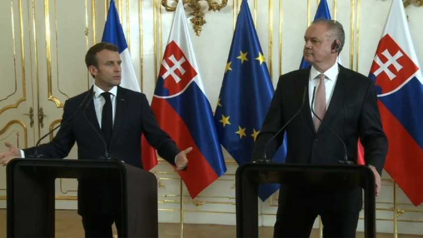 Macron accuse les dirigeants de Hongrie et Pologne de "mentir à leur peuple"