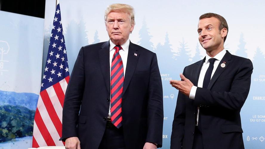 A Paris, Trump dénonce les propos "insultants" de Macron sur une armée européenne