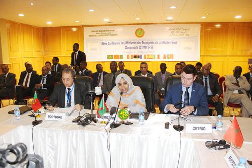 Démarrage à Nouakchott de la neuvième conférence des ministres en charge des transports de la méditerranée occidentale