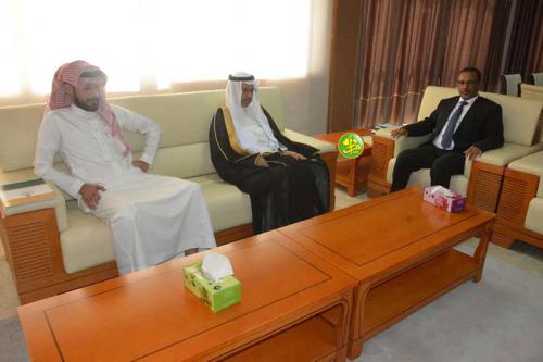 Réunion de travail entre le président du Patronat Mauritanien et l’ambassadeur d’Arabie Saoudite à Nouakchott
