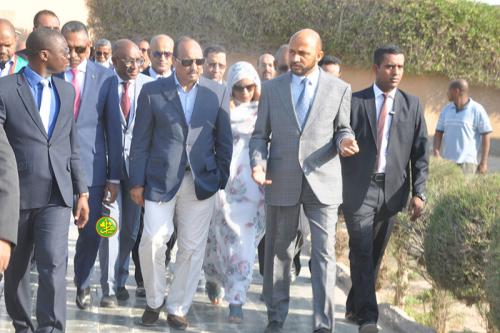 Le Président de la République visite le Centre hospitalier des spécialités médicales à Nouakchott