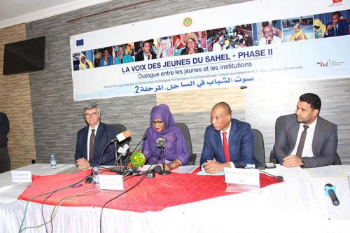 Lancement de la première rencontre nationale pour le dialogue entre organisations de jeunesse et autorités et de la deuxième phase du projet " la voix des jeunes du Sahel"