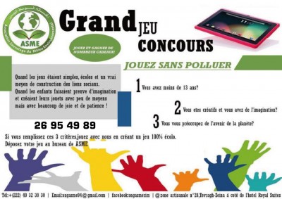 Éducation/Environnement: ASME organise un Grand Jeu Concours au profit des écoliers