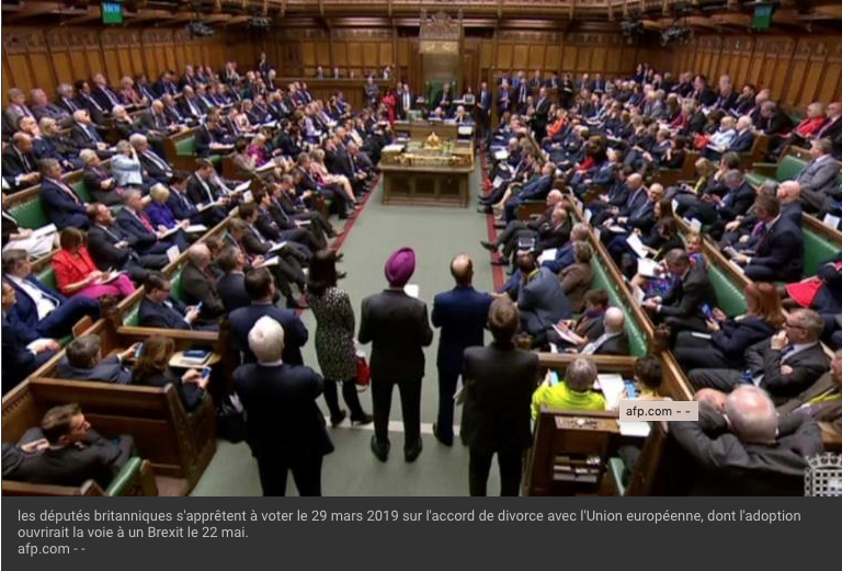 Les députés britanniques rejettent une 3ème fois le traité de Brexit