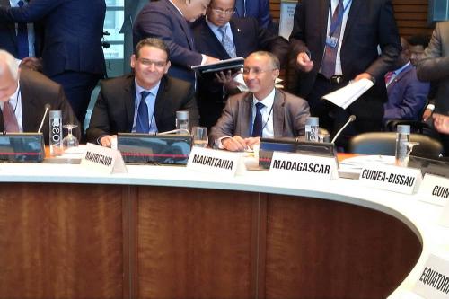Le ministre Délégué Chargé du Budget et le gouverneur de la BCM participent aux réunions du groupe Afrique auprès des institutions Bretton Woods