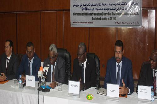 Atelier de présentation des résultats du projet de révision du système des comptes nationaux en Mauritanie
