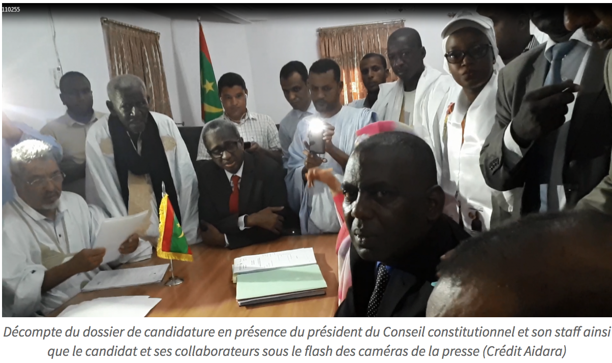 Présidentielle 2019, cent-vingt deux conseillers municipaux dont six maires cautionnent la candidature de Birame Dah Abeid Présidentielle 2019, cent-vingt deux conseillers municipaux dont six maires cautionnent la candidature de Birame Dah Abeid