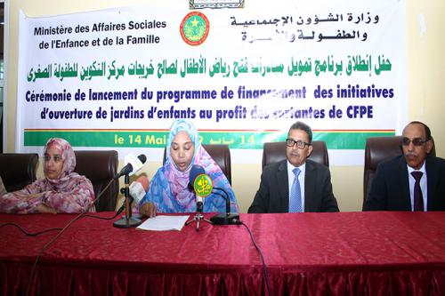 Démarrage du programme de financement de projets au profit de 47 monitrices de jardins d'enfants