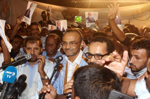 Le candidat Sidi Mohamed Ould Boubacar Ould Boussalef donne le coup d’envoi de sa campagne électorale à partir de Tevragh-Zeina