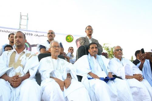 Le candidat Mohamed Ould Maouloud préside un meeting populaire à Nouakchott