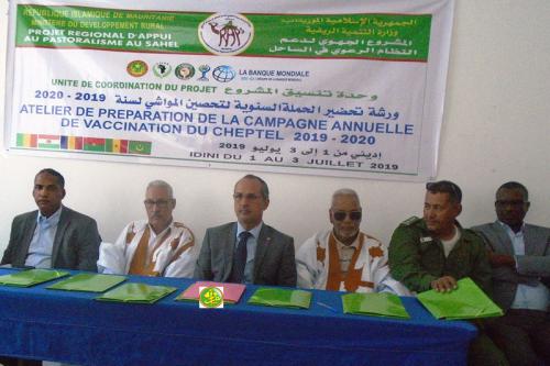 Ouverture d’un atelier de préparation de la campagne annuelle de vaccination du cheptel 2019-2020