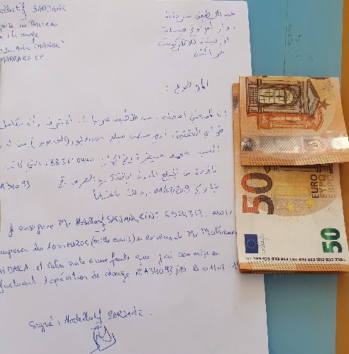 La probité des mauritaniens impressionne: il rend 900 euros remis par erreur