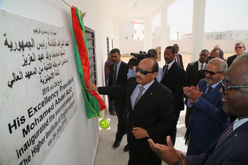 Le Président de la République inaugure l’institut supérieur de la langue anglaise Le Président de la République inaugure l’institut supérieur de la langue anglaise