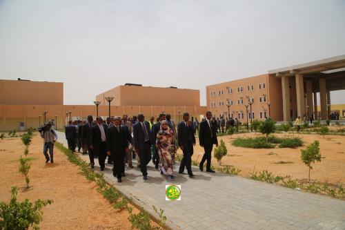 Le Président de la République visite l’université Al Asriya de Nouakchott