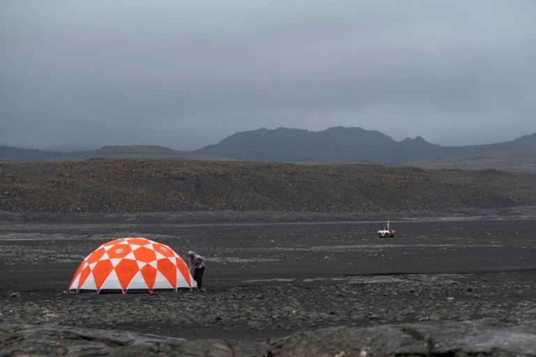 La Nasa se prépare pour Mars dans un champ de lave en Islande