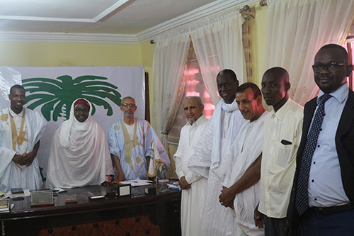 Les leaders de la coalition vivre ensemble en visite chez Tawassoul