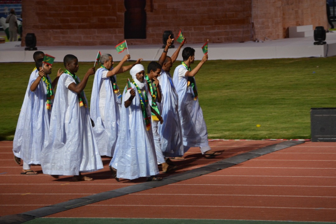 Jeux Africains : La délégation mauritanienne a défilé à Rabat