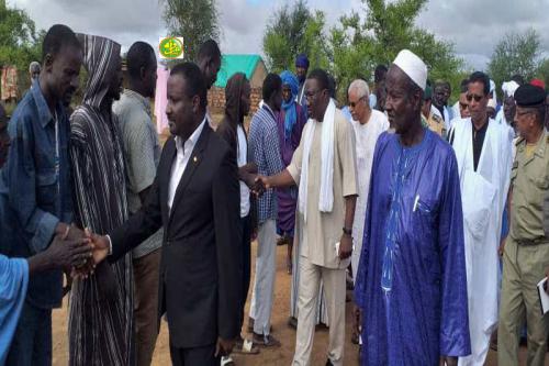 Une mission gouvernementale visite les moughataade OuldYengé et Ghabou