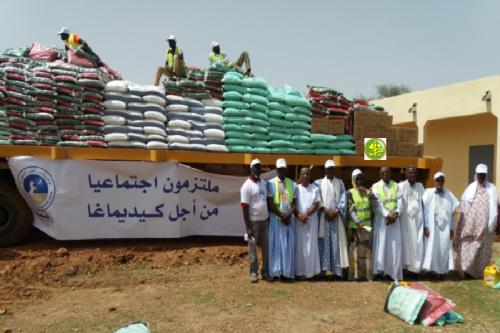 L’UPR distribue des quantités de produits alimentaires au profit de 700 familles à Sélibabi