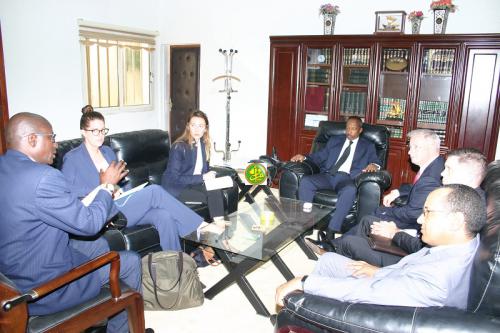 Le ministre de la Justice s’entretient avec le directeur du bureau régional de l’ONU chargé de la lutte contre la drogue et le crime en Afrique de l’ouest