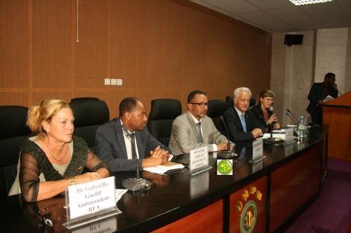 Séance de travail entre l'Union Nationale du Patronat de Mauritanie et une délégation allemande