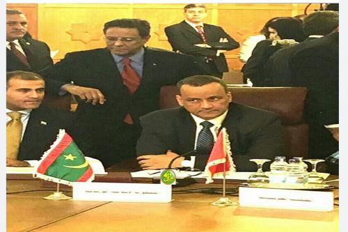 Le ministre des affaires étrangères représente la Mauritanieà la réunion extraordinaire de la Ligue des Etats arabes