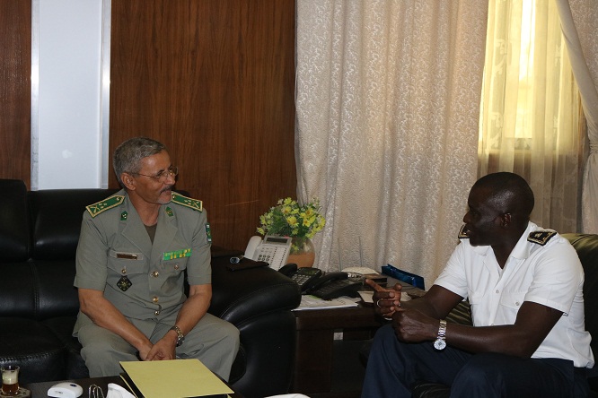 Mauritanie : Le chef de l’Armée reçoit le chef de la Marine sénégalaise
